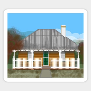 Coolangatta Convicts Cottage Historic Architecture Sticker